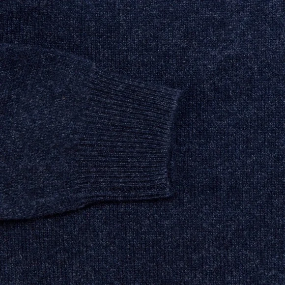 Ledbury navy blue merino wool sweater